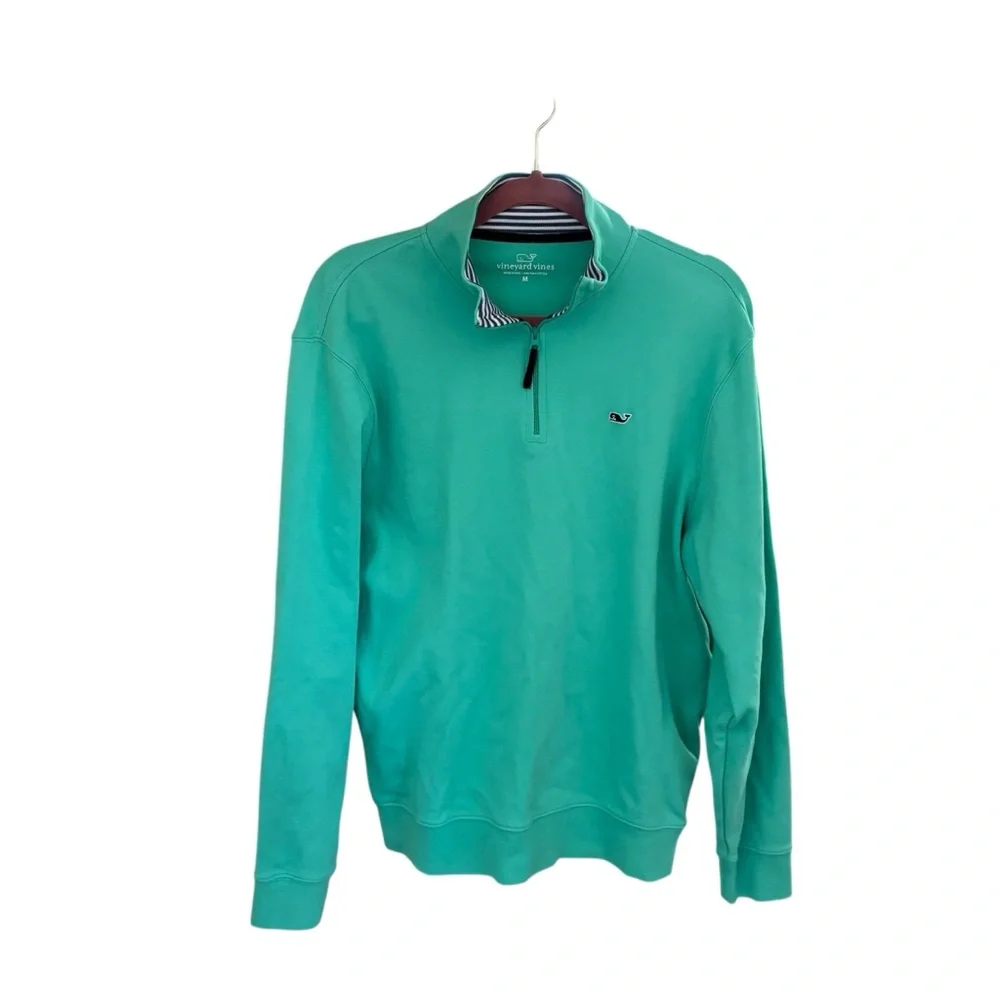 Men’s Vineyard Vines 1/4 Zip Pullover Mint Green